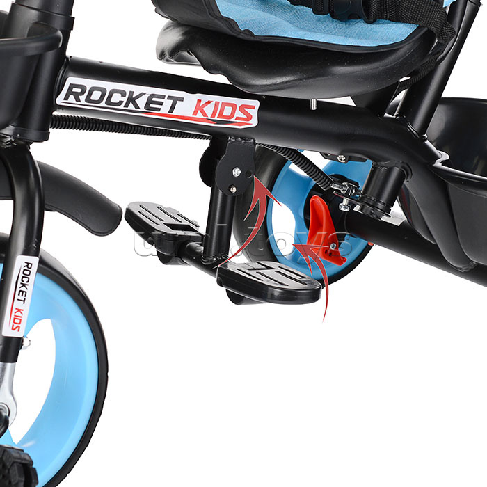 Велосипед 3-х колесный, голубой