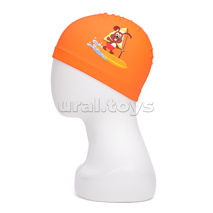 Шапочка для плавания с рисунком, в ассортименте, в пакете