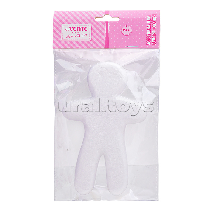 Заготовка для декорирования "Diy Мальчик" из пенополистирола, 170x20 мм