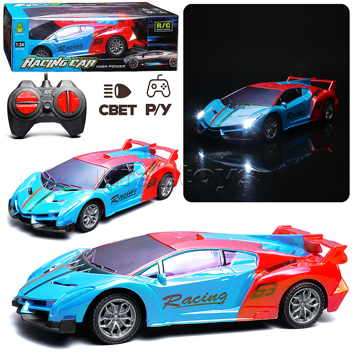 Машина  на Р/У, 27 MHz "Знаменитая гонка" в коробке