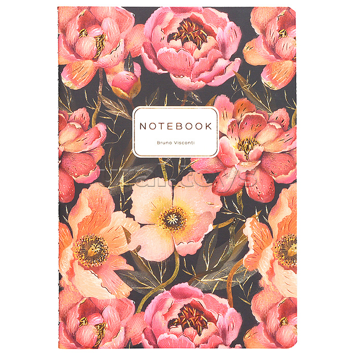 Тетрадь 40л. клетка "Flora. Pink Blossom" А5