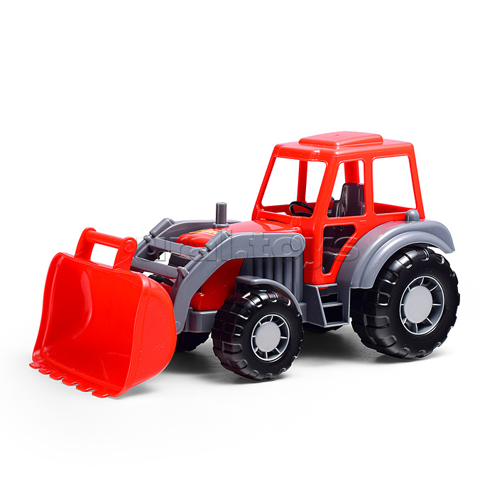 Алтай, трактор с прицепом №1 и ковшом