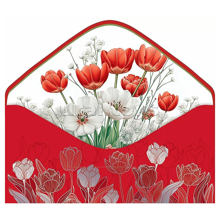 Конверт для денег "С 8 Марта, чудесного настроения!"