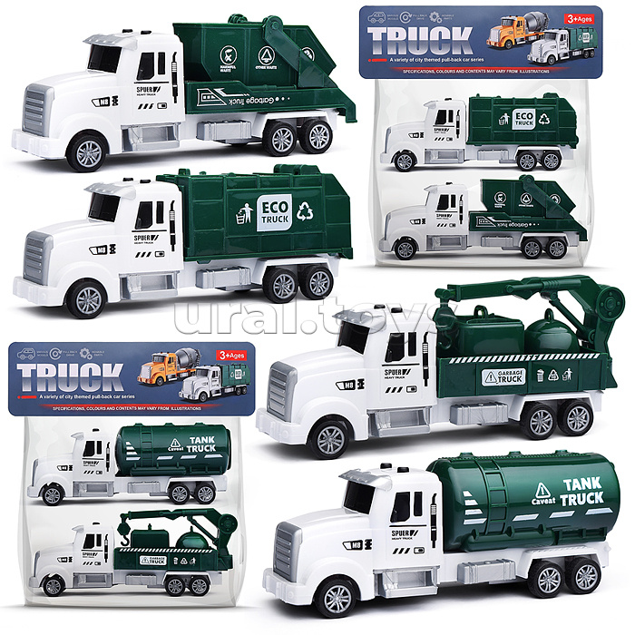 Набор машин "Эко фура" в пакете