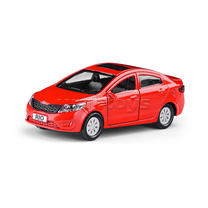 Машина металл Kia Rio, 12см,(открыв. двери, красный) инерц, в коробке Машина металл Kia Rio, 12см,(открыв. двери, красный) инерц, в коробке