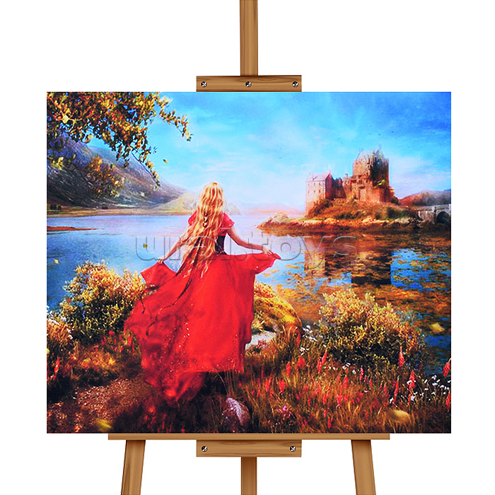 Мозаика алмазная "Девушка" 40*50см.