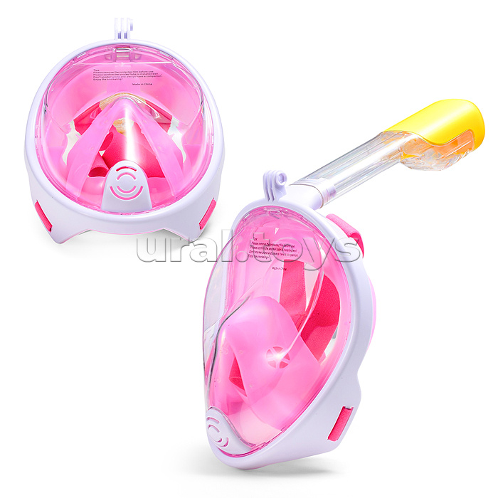 Маска для плавания и снорклинга с креплением для камеры