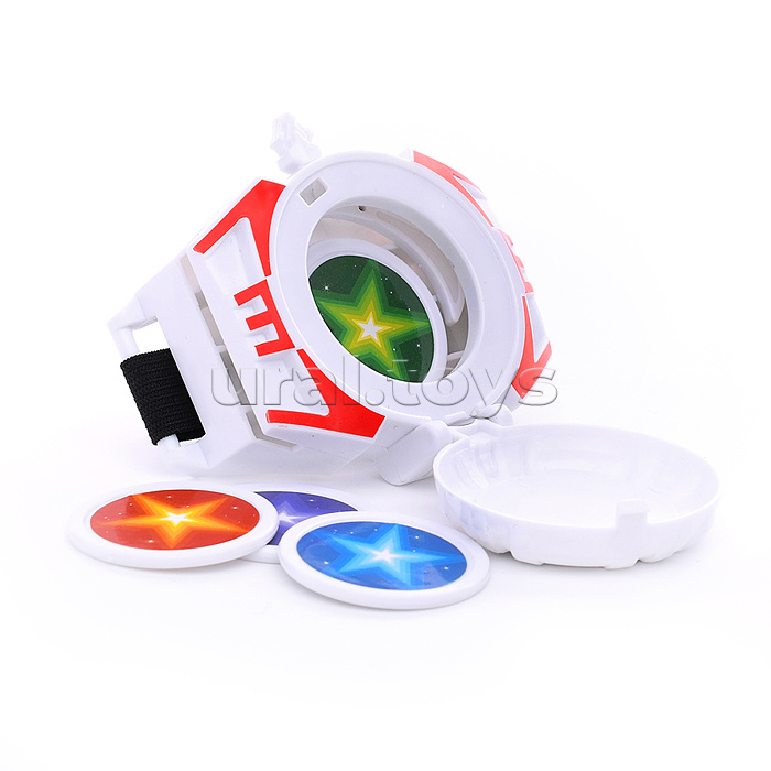 Набор оружия 836-12 "Планетный патруль" (свет, звук) на батарейках, в коробке