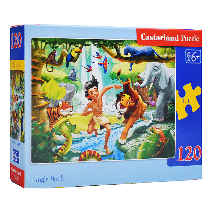 Пазлы 120 "Книга джунглей"