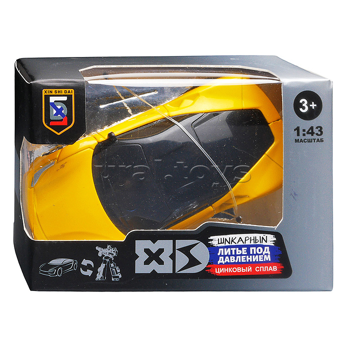 Робот "Механикус" трансформирующийся в авто, в коробке