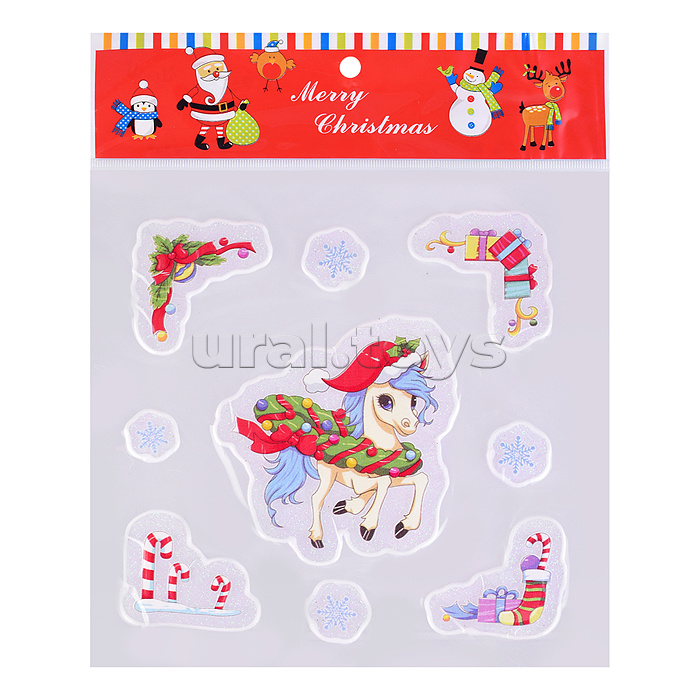 Наклейки для декора "Новогодние чудеса" (18х18 см)