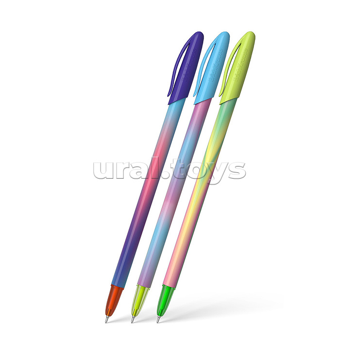 Набор из 4 ручек шариковых Neo® Stick Cool Ray 0.7, Super Glide Technology, цвет чернил