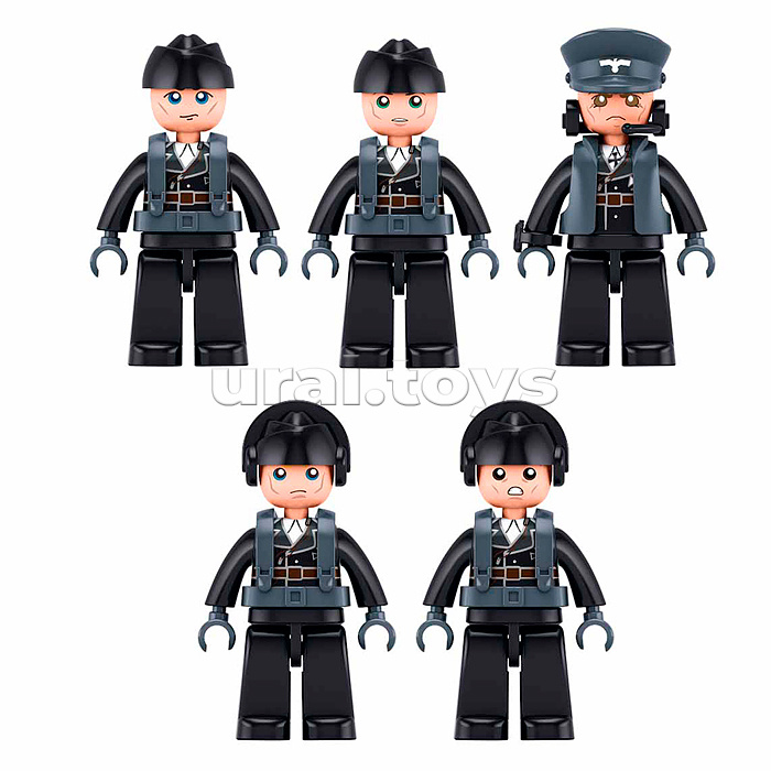 Конструктор "Немецкий тяжелый танк "Тигр" (943 дет.) в коробке