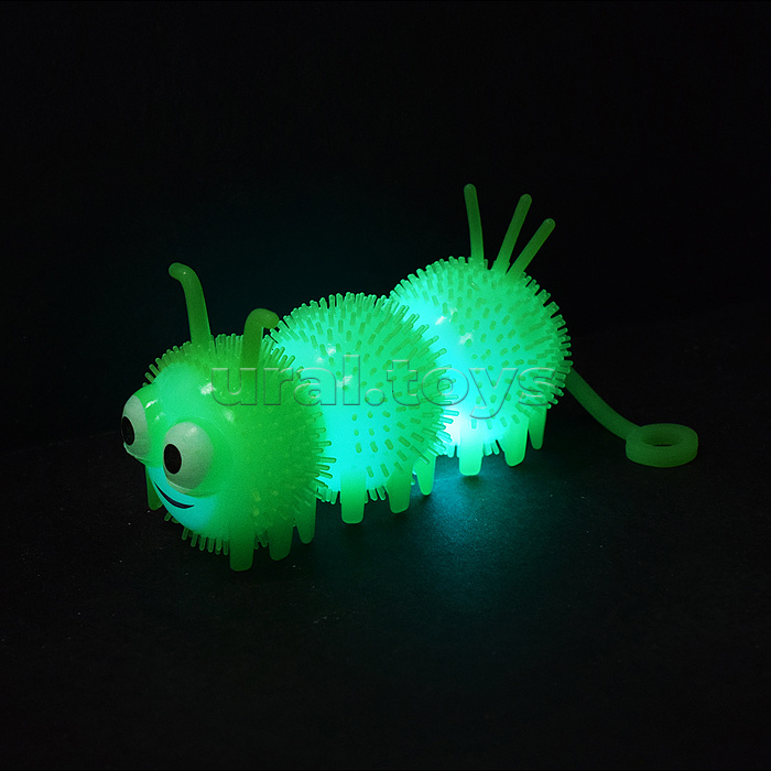 Игрушка-пищалка "Гусеница" в коробке