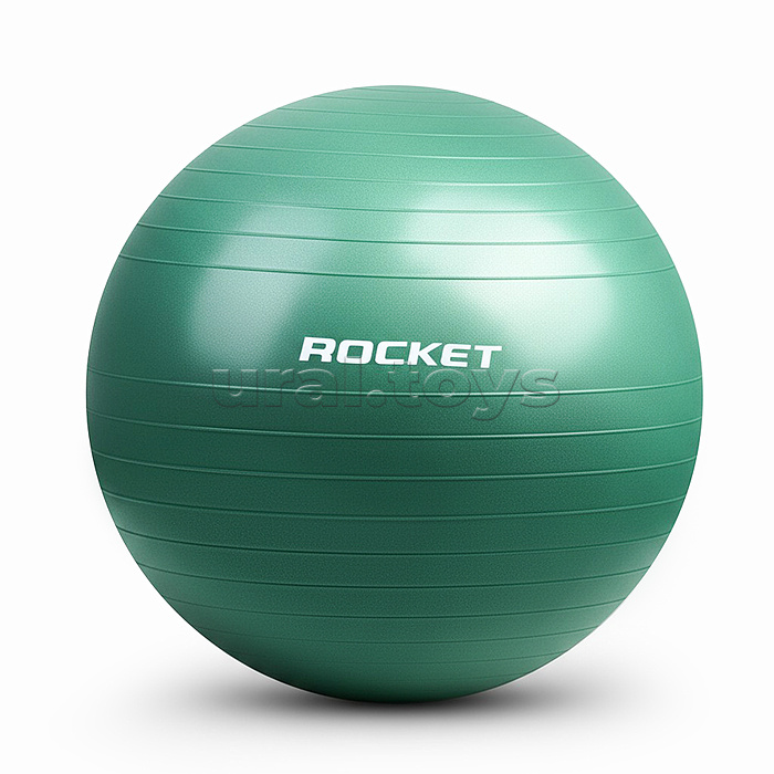 Фитбол 80см ROCKET Антивзрыв, цвет зелёный (80-85см 1300г)