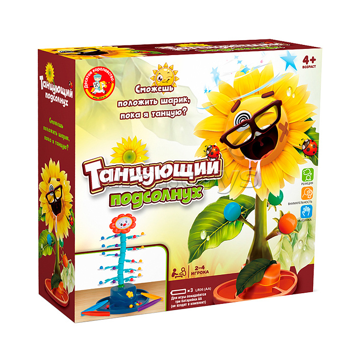 Игра настольная "Танцующий подсолнух" Игра настольная "Танцующий подсолнух"