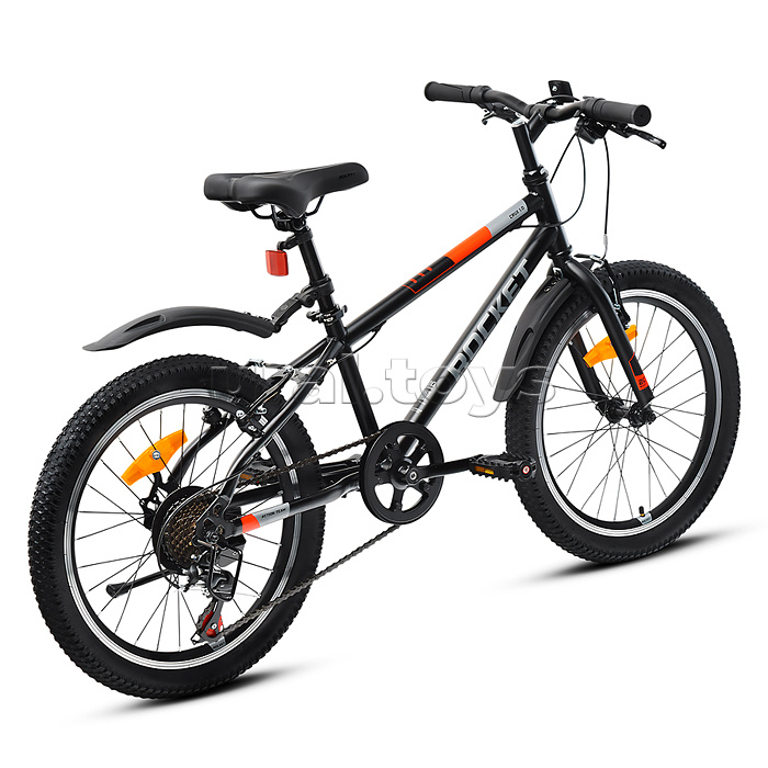 Велосипед 20" Rocket Crux 1.0 , цвет черный, размер 11"