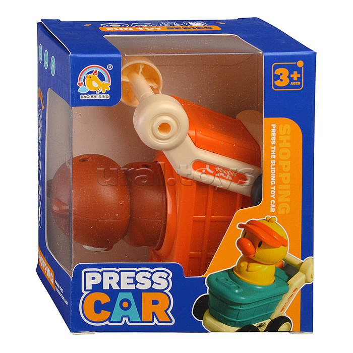 Машина "Веселый зоопарк" в коробке