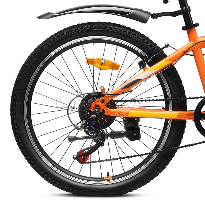 Велосипед 24" Rocket Vela 24 , цвет оранжевый, размер 13"