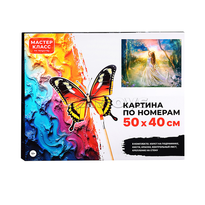 Набор для рисования "Картина по номерам 40х50 см. Совершенство"