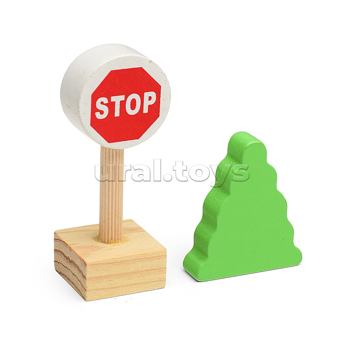 Набор машин "Транспорт" со знаками