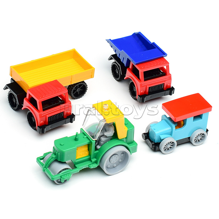 Набор Каток, самосвал, полуприцеп,фаэтон