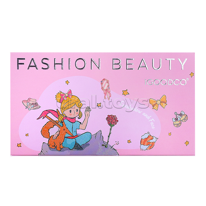 Косметика детская "Девочка с Белочкой" (палетка теней)