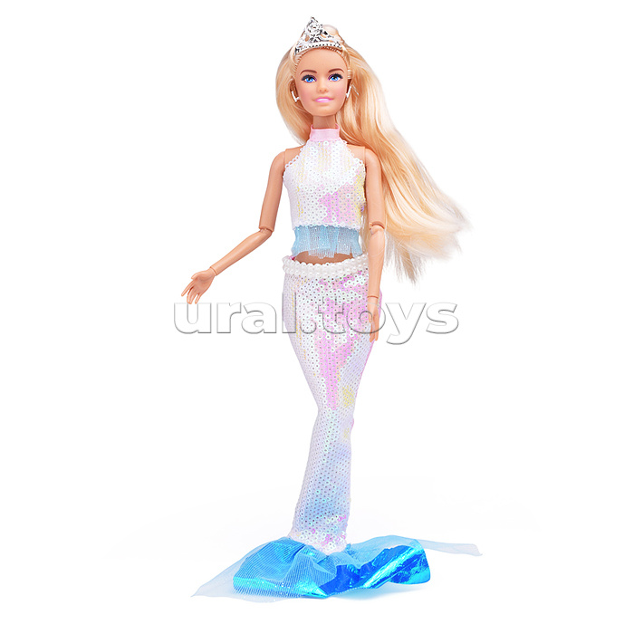 Кукла София, 29 см, Русалка (руки и ноги сгиб., аксесс.) в коробке