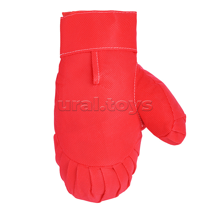 Боксерский набор №3А 50см (груша - экокожа; перчатки - текстиль) красный