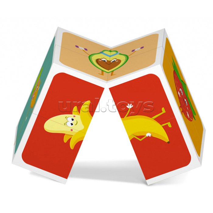 Кубик трансформер "Овощи и Фрукты"