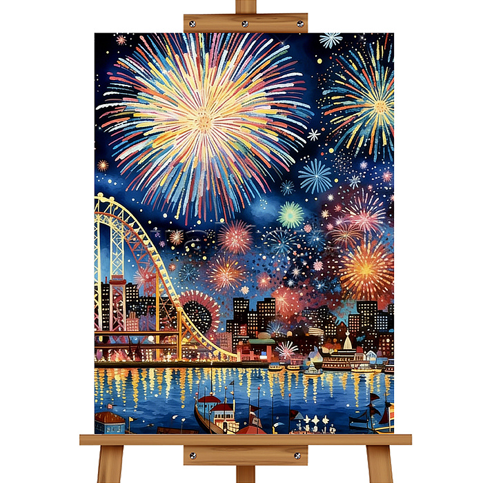 Мозаика алмазная "Салют" 30*20 см.