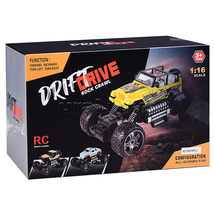 Машина "Турбо-зверь" р/у, 27 MHz, в коробке