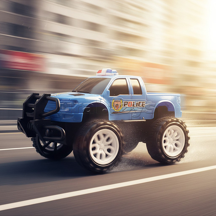 Машина "Полицейский вихрь" в пакете