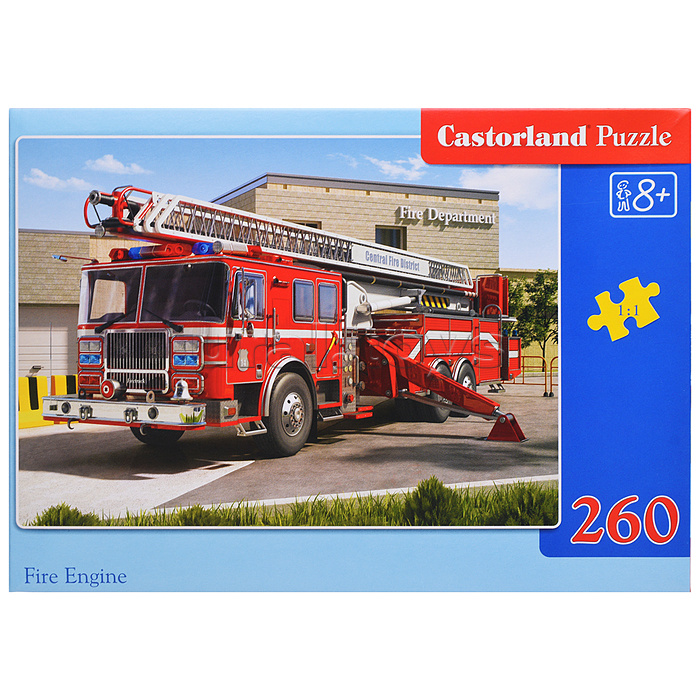 Пазлы 260 "Пожарная машина"