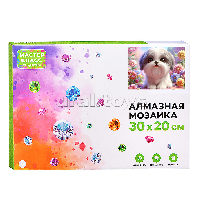 Мозаика алмазная "Малыш" 20*30см.