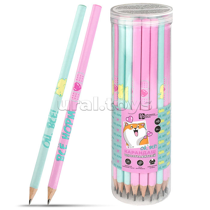 Карандаш чернографитный "Пастель" HB