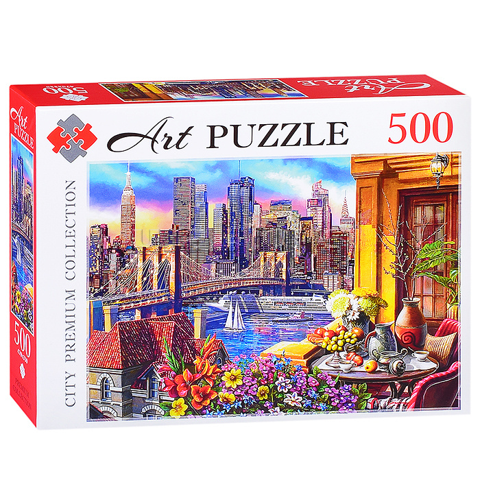 Пазлы 500 Artpuzzle "Ночной мегаполис"