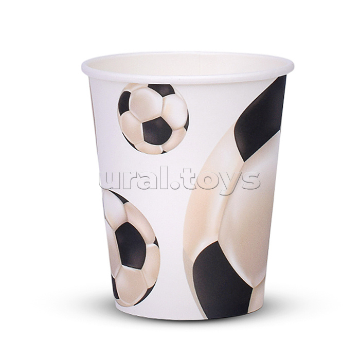 Набор посуды одноразовой "Футбольный мяч" стаканы (10 шт)