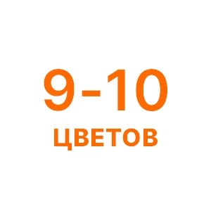 9-10 цветов