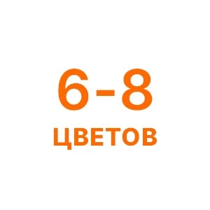 6-8 цветов