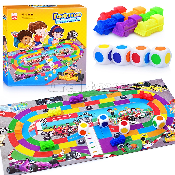 Настольная игра "Гонка" в коробке, 420882 - купить оптом от 319,90 ...