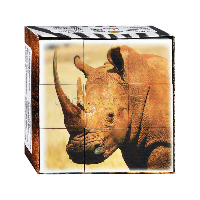 Кубики "Животные Африки" 9 шт.