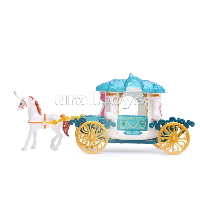 Карета "Ночная прогулка" с лошадкой, в коробке