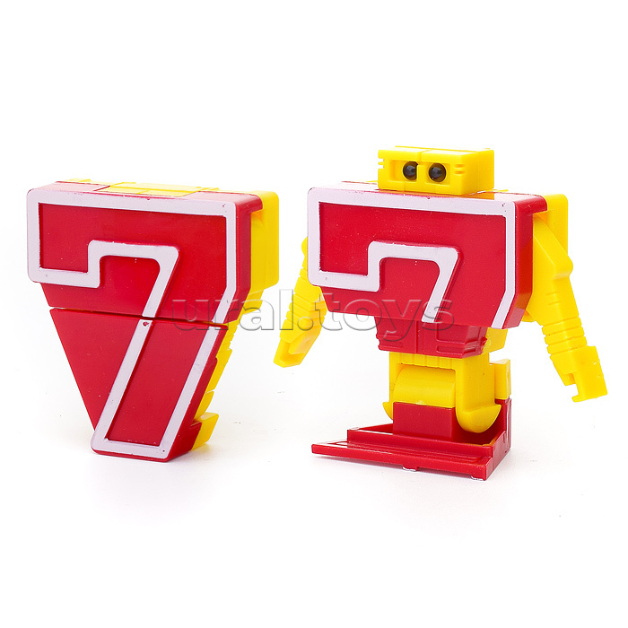Робот-цифры вид 2, в коробке