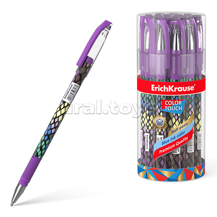 Ручка шариковая ColorTouch® Purple Python, цвет чернил синий