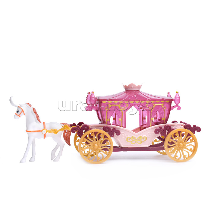 Карета "Вечерняя сказка" с лошадкой, в коробке