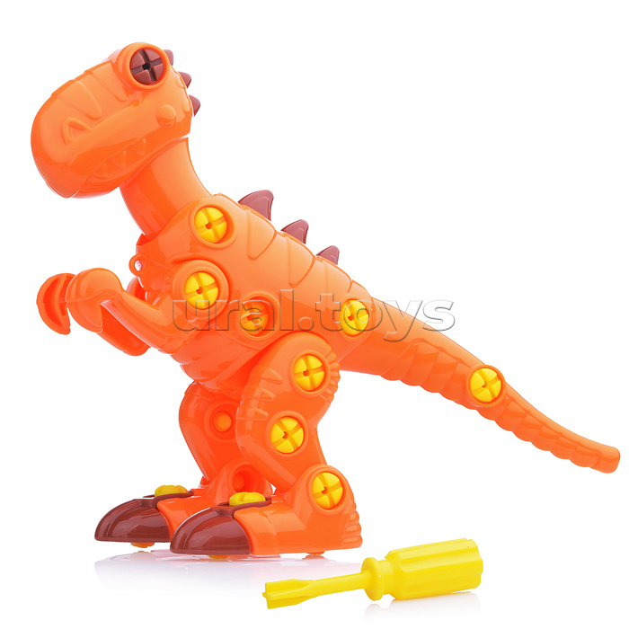 Конструктор-динозавр "Тираннозавр" (40 элементов) (в пакете)