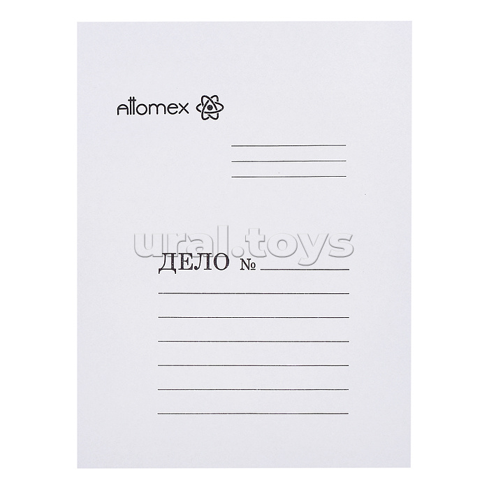 Папка Дело "Attomex" A4 картонная немелованная белая (220 г/м²)