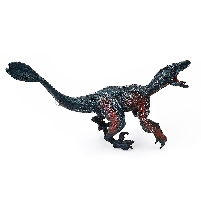 Фигурка динозавр. Пернатый велоцираптор, темно-синий