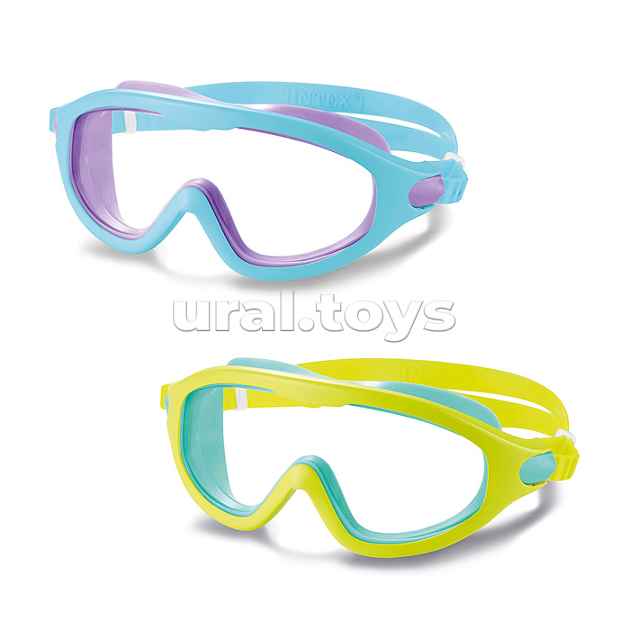 Маска для плавания "Kids swim masks" 3- 8 лет, 2 цвета, 55983 INTEX